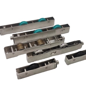 Có thể điều chỉnh con lăn trực tiếp mang 625zz màu xanh lá cây Sắt + POM cửa trượt con lăn cửa sổ bánh xe - Product Image 1