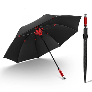 Luxury Heavy Duty Strong Windproof and Rainproof Anti-UV Large Golf Umbrella Automatic Open with Logo Custom