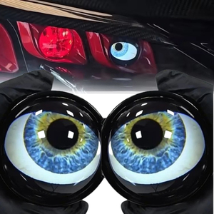 3 polegada DIY Universal Demônio Olho LED Faróis Moveable Car Diabo Olho Iluminação LED Piscando Diabo EyesLight para o carro