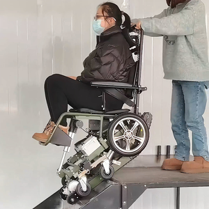 Alat Bantu Naik Tangga Khusus untuk Lansia dan Penyandang Disabilitas, Skuter Rumah Tangga dengan Tiang Lurus, Peralatan Rehabilitasi - Product Image 3