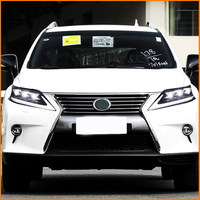 Pour Lexus RX 2009-2015 : Kit de modernisation de phares à LED triple faisceau, style restylage 2021, avec feux de jour (DRL) et clignotants séquentiels