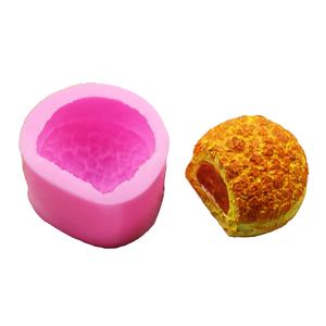 Moule en silicone DIY grande taille 3D pour décoration de gâteaux et fondants, forme pain ananas classique, populaire, vif et fluide - Product Image 1