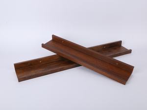 رفوف حائطية خشبية ممتدة، رف معلق على الحائط بتصميم بسيط، رفوف حائطية عائمة متعددة الوظائف مخصصة للمنزل - Product Image 6