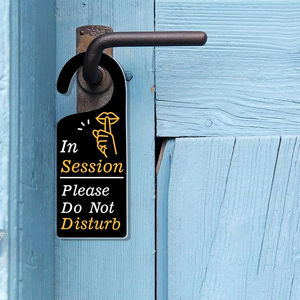 Jangan Ganggu tanda pintu akrilik pemberitahuan gantungan pintu tanda untuk rumah sakit sekolah perawatan rumah konseling masak - Product Image 4