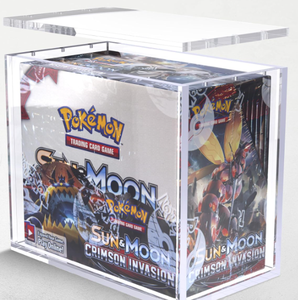 Boîte en acrylique transparente personnalisée avec un design moderne et écologique pour la version anglaise de la boîte de boosters, couvercle magnétique pour l'affichage - Product Image 1