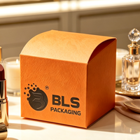 Boîte d'emballage cosmétique personnalisée pliable magnétique de luxe faite à la main, impression quadricolore, revêtement UV, recyclable, pour faux cils