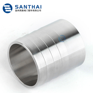 Santhai DIN SMS 3A Inch Sanitary Stainless Steel Pipe fittings <strong>Butt</strong> Weld Hose coupling Adapter, quick <strong>clamp</strong> dairy pipe fittings - Product Image 4