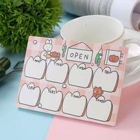 Note adhésive dessin animé Kawaii, fraîche, pratique et portable, 1 pièce