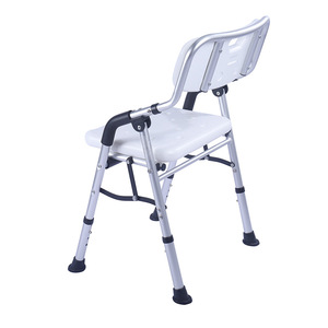 Shu Ning – tabouret de douche pliable en alliage d'aluminium, antidérapant, léger, pour personnes âgées, équipement de sécurité pour la salle de bain - Product Image 3