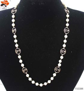 SIGMA GAMMA RHO PERLAS DE CRISTAL Collar de perlas hecho a mano Sorority JOYERÍA Delta Iota Delta Zeta - Product Image 6