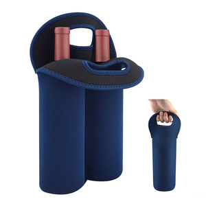 Housse et sac pour bouteille de <span class=keywords><strong>vin</strong></span> isolée en néoprène imperméable de 750 ml avec motif géométrique personnalisé - Product Image 1