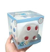 Dés géants de 5 pouces en TPR souple, jouets sensoriels anti-stress à presser