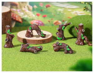Decoración Moderna <span class=keywords><strong>para</strong></span> el Hogar, Mini <span class=keywords><strong>Jardín</strong></span> de Resina, Letrero de Bienvenida, Valla, Tronco de Árbol, Flecha, Señal de Carretera, Lindas Mini Figuras, Amor de Hadas - Product Image 4