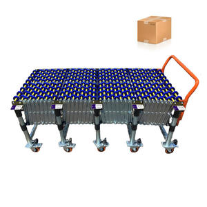 Kartonları kutuları için EPC-01W600 yüksek kalite en iyi fiyat genişletilebilir esnek paten tekerlek makaralı konveyör - Product Image 1