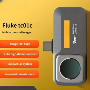 Caméra thermique mobile TC01C, dispositif de vision nocturne, instrument de mesure de température infrarouge, <span class=keywords><strong>10</strong></span> couleurs thermiques, 256x192 - Product Image 2