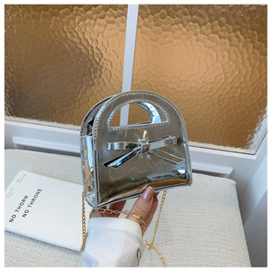 Bolsos de Mano <span class=keywords><strong>Pequeños</strong></span> para Niñas, Lindos Bolsos Cruzados con Lazo, Bolsos Brillantes de Lujo al por Mayor - Product Image 3