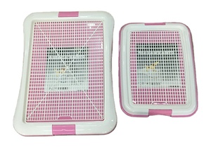 NOUVEAU <span class=keywords><strong>Toilette</strong></span> en plastique pour <span class=keywords><strong>chiot</strong></span> et chien WC d'entraînement Protection du sol Porte-coussin pour chien Entraînement intérieur Pot Trainer Tray - Product Image 3