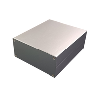 Kotak Outlet DAC casing Aloi aluminium Amplifier Audio 104*47*120 perak bergaya hitam ringan tahan lama