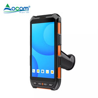 Android 10/13 PDA kasar Data kolektor dengan 2D Scan mesin prosesor Quad-Core layar 5.5 inci PSAM opsional tersedia