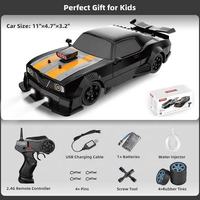 Coche de Control Remoto a Escala 1:16, Coche RC de Alta Velocidad para Derrapes y Carreras, 2.4Gh 4WD, Coche RC sin Escobillas, Juguetes Roblox para Niños