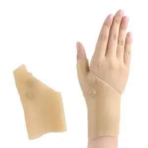 Luvas de silicone para pulso, de alta qualidade, gel de silicone, terapia magnética, luvas para dedo, artrite, alívio de dor