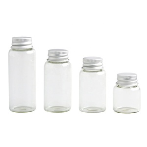 Bouteilles en <span class=keywords><strong>verre</strong></span> transparent vide de 8ml 15ml 20ml 30ml, <span class=keywords><strong>Tube</strong></span> <span class=keywords><strong>à</strong></span> <span class=keywords><strong>essai</strong></span> <span class=keywords><strong>à</strong></span> fond plat <span class=keywords><strong>avec</strong></span> <span class=keywords><strong>bouchon</strong></span> <span class=keywords><strong>à</strong></span> vis en aluminium, 10 pièces - Product Image 1