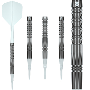 Dart de précision usiné CNC en alliage de tungstène de qualité aérospatiale, série Caliburn Prisma, <span class=keywords><strong>primé</strong></span>, 19g-20.5g, pointe souple en acier, 3 pièces - Product Image 4