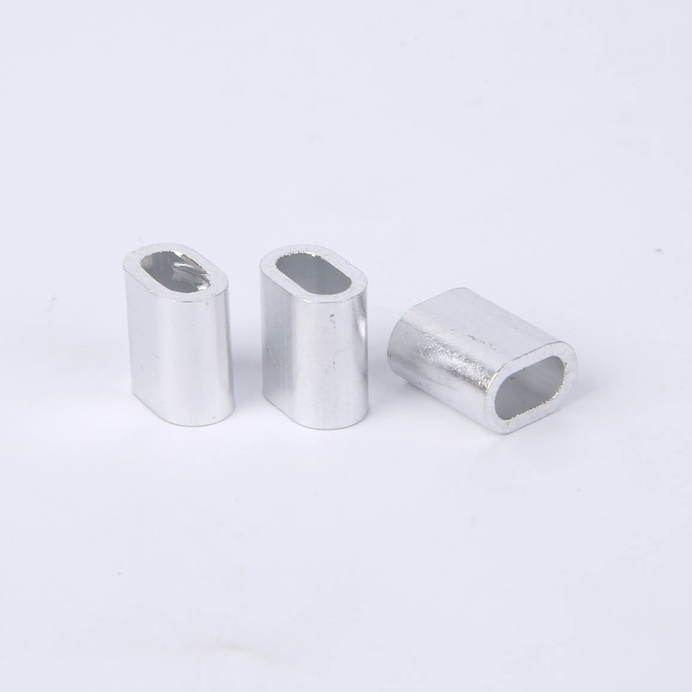 Ovale Aluminium hülse mit 4-112mm Hülse für Drahtseil hülse