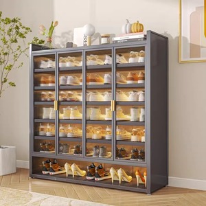 Zapatero de Acero XG-MZXG, Tipo Rectangular, Capacidad para 20-35 Pares, Antipolvo, Multicapa, Almacenamiento para Entrada - Product Image 1