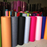 Prix usine jetable aiguille perforé tapis 1mm 2mm 3mm RPET feutre tissu respirant Polyester Non tissé feutre rouleau