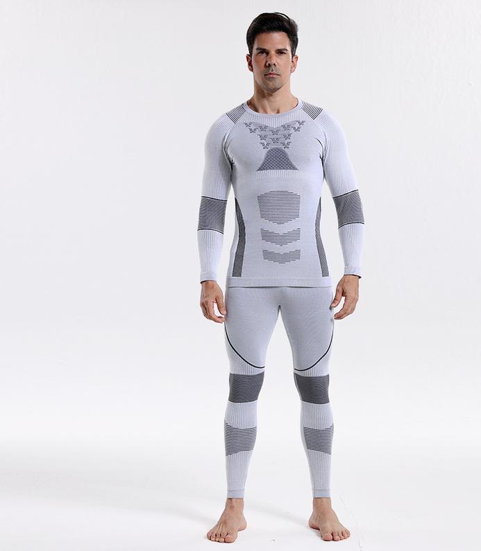 2 - Costume Homme Blanc Gris
