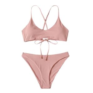 Conjunto de 2 Piezas de Blusa Casual Holgada para Vacaciones en la Playa, Estilo Europeo Americano 2025, con Encaje y Decoración de Cristales, en Spandex/Nylon Estampado - Product Image 1