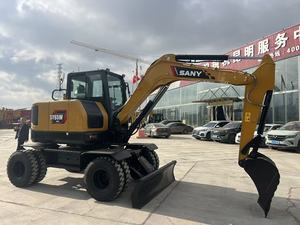 รถขุดตีนตะขาบ SANY SY65W มือสอง รถตักล้อยางขนาดเล็ก สำหรับงานก่อสร้างและงานภาคสนาม - Product Image 3