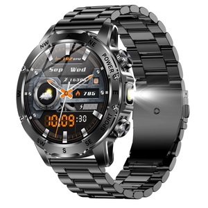 Reloj Inteligente AK92 con Linterna, Brújula, Más de 100 Modos Deportivos, Llamadas por Bluetooth, Resistente al Agua IP68, Monitor de Frecuencia Cardíaca, Presión Arterial y Oxígeno - Product Image 1