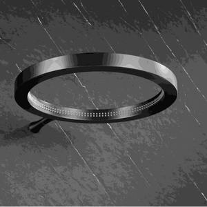 Multifunktion aler verdeckter oberer Spray-Rund dusch kopf Oben montierter unter Druck stehender Haushaltsbadezimmer-Wasserfall duschen - Product Image 6