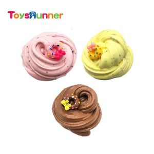 Kits éducatifs de slime crème tendance 2019, jouets chinois, slime purée de beurre aromatisé au yaourt - Product Image 2