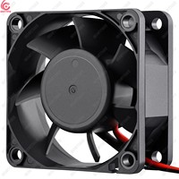 Ventilateur axial silencieux Gdstime GDA6025 60mm 60x60x25mm à double roulement à billes DC 24V 2.4W 22.7CFM pour refroidisseur de CPU et boîtier d'ordinateur en plastique