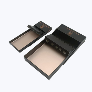Custom Orange Small Rigid Cardboard Paper <b>Gift</b> Drawer <b>Box</b> Packaging Slide Package <b>Box</b> for Cosmetics - Product Image 1
