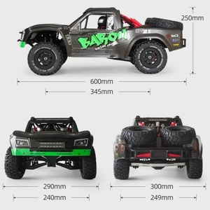 Camion RC 1/10 Pinecone Model SG-1002P Desert 2.4G Brushless 4x4 Différentiel Métallique Prêt à l'emploi 150m Voiture RC d'extérieur Cadeau - Product Image 3