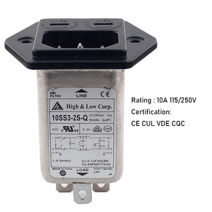 MODULO di INGRESSO ALIMENTAZIONE IEC 320 C14 Presa + 10a fuse holder