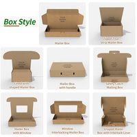 Boîtes d'expédition en carton ondulé pour vêtements, boîtes d'emballage pour cadeaux, pliables, résistantes, avec logo doré personnalisé, noir