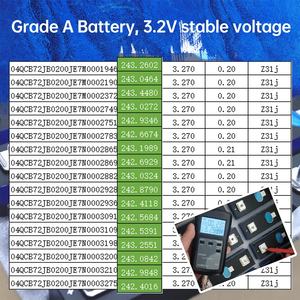 Baterai Lifepo4 isi ulang <span class=keywords><strong>3</strong></span>.2V 230Ah sel prismatik Lipo untuk penyimpanan tenaga surya mobil EBIKE penyimpanan energi Powerbank Pack - Product Image 2
