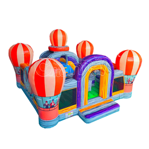 Balloon Bounce sân chơi Khóa học trở ngại nhảy lâu đài công viên giải trí <span class=keywords><strong>Inflatable</strong></span> không khí lâu đài nhảy trượt <span class=keywords><strong>Inflatable</strong></span> Combo <span class=keywords><strong>Bouncer</strong></span> - Product Image 1