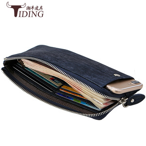 เฉาหนิวกระเป๋าสตางค์ใบยาวหนังแท้สีเบอร์กันดีกระเป๋าถืออเนกประสงค์ 4207 - Product Image 5