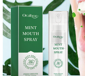 Natuurlijke Draagbare Mint Mond Spray Monster Maat Groen 10Ml Verfrissende Mondverzorging Aanhoudende Geuradem Opfriscursus - Product Image 2
