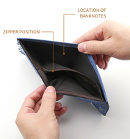 Dompet pendek Retro Korea pria, Dompet keren dan ringan untuk pelajar laki-laki remaja