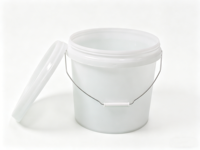 Seau en plastique de 10 L, baril à peinture personnalisable, conteneur chimique, bidon d'huile, cylindre, jerrycan, fûts de stockage alimentaire