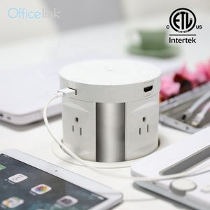 4 cửa hàng chúng tôi, 2 bộ sạc USB, 1 bộ sạc không dây có động cơ bật lên ổ cắm điện cho bàn hội nghị - Product Image 2