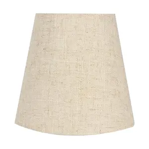 Factory Wholesale New Linen Shell Shade Chandelier Wall Lamp Fabric Shade Cross-Border 6 Pack