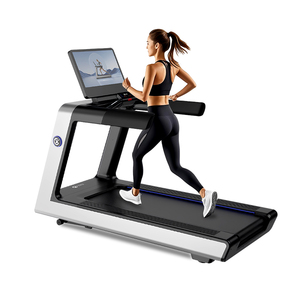 Nouveau tapis roulant pour centre de fitness, grand tapis roulant commercial multifonctionnel à absorption des chocs, écran LCD à boutons - Product Image 2